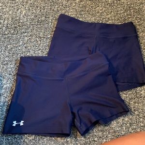 Two Pack Navy Under Armor Spandex
